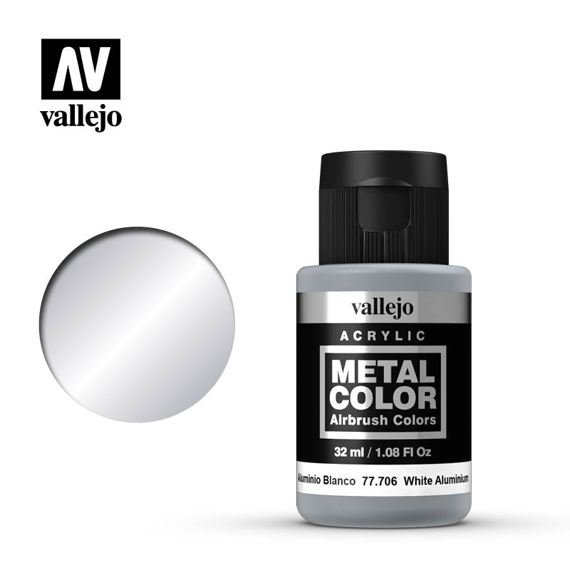 Vallejo - Metal Color - White Aluminium 32 ml