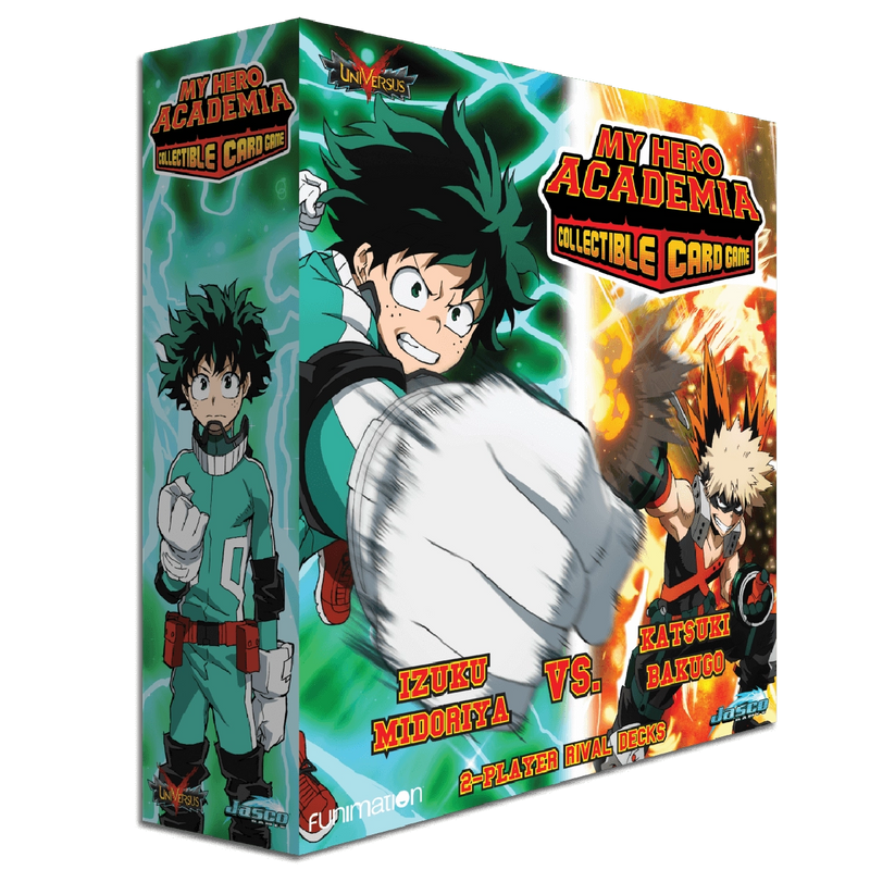 My Hero Academia Collectible Card Game Izuku Midoriya vs Katsuki Bakugo 2-Play Rival Decks