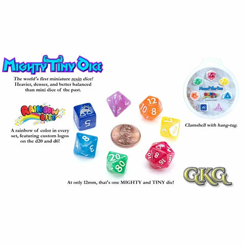 Gatekeeper Aether Tiny Dice - Rainbow Bits