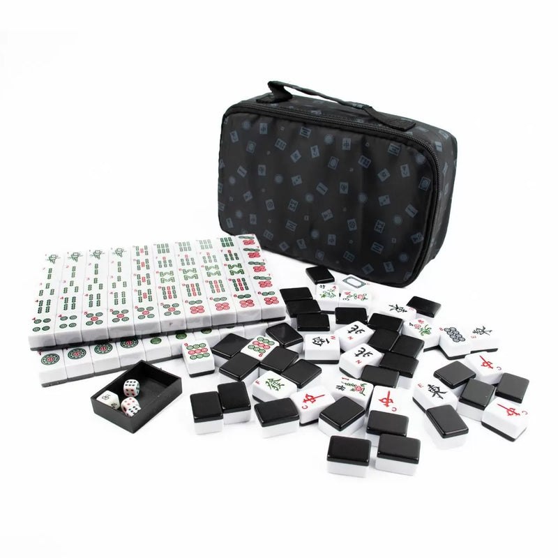 LPG Mahjong Travel Case - Classic Set w/ Black Tiles