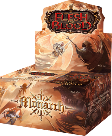 Flesh and Blood Monarch Monarch First Edition Booster Display