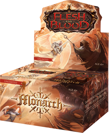 Flesh and Blood Monarch Unlimited Booster Display