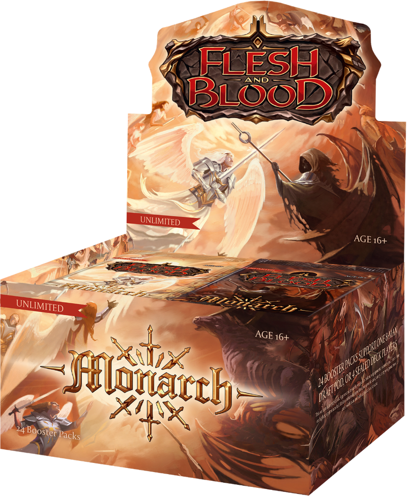 Flesh and Blood Monarch Unlimited Booster Display