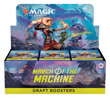 Magic The Gathering March of the Machine Draft Booster Display