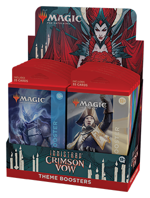 Magic the Gathering MTG - Innistrad: Crimson Vow - Theme Boosters Display