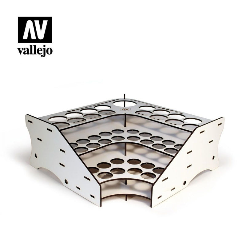 Vallejo - Accessories - Wood Stand Corner Front