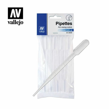 Vallejo Acessories - Pipettes Medium Size 8x3ml