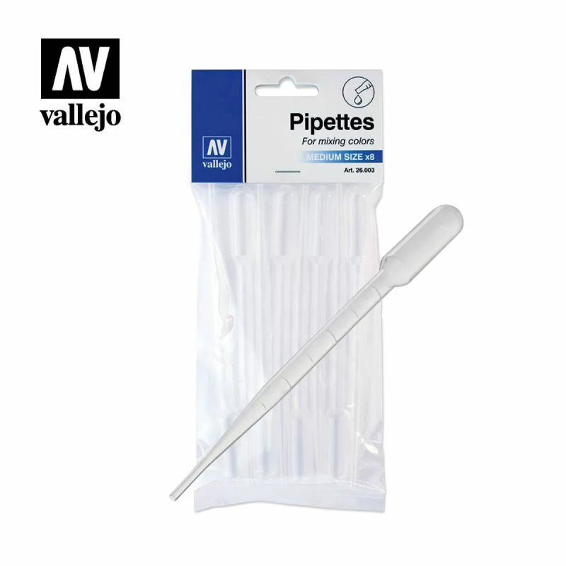 Vallejo - Acessories - Pipettes Medium Size 8x3ml