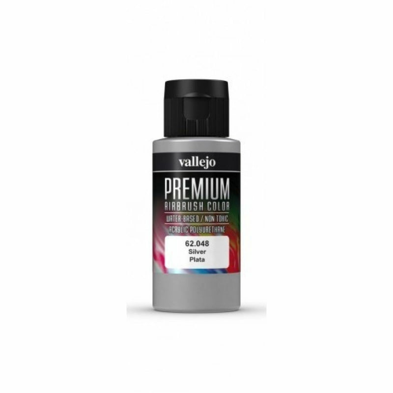 Vallejo - Premium Colour - Silver 60 ml