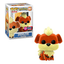 Growlithe POP! figure. Pokemon 2020 Fall Convention Limited Edition Flocked (597)