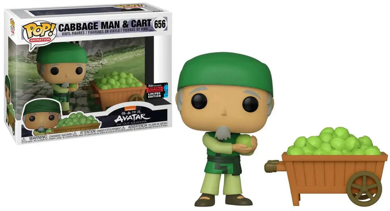 Cabbage Man & Cart - Figure Pop! Avatar TLA 2019 Fall convention limited edition (656)