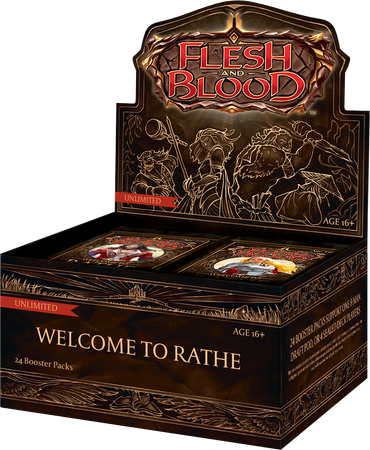 Flesh and Blood Welcome to Rathe UNLIMITED Booster Display