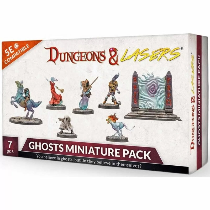 Dungeons & Lasers: Ghosts Miniature Pack Clear Plastic