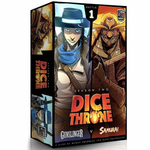 Dice Throne Season 2 Battle Box 1 Gunslinger VS Samurai