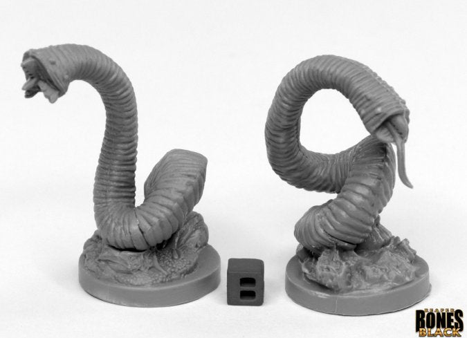 Reaper Bones Black - Giant Leeches (2)