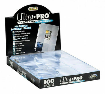 Ultra Pro Page - 9 Pocket Page Platinum Page for Standard Cards