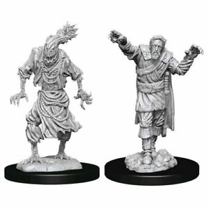 Miniature - D&D - Unpainted Scarecrow & Stone Cursed