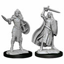 Miniature - Pathfinder - Unpainted Human Champion Female