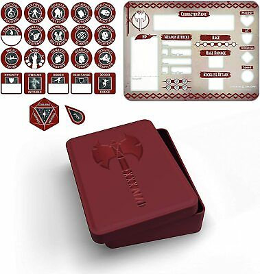 Dungeons & Dragons D&D Class Token Set Barbarian