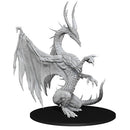 Miniature - Pathfinder - Unpainted Blue Dragon