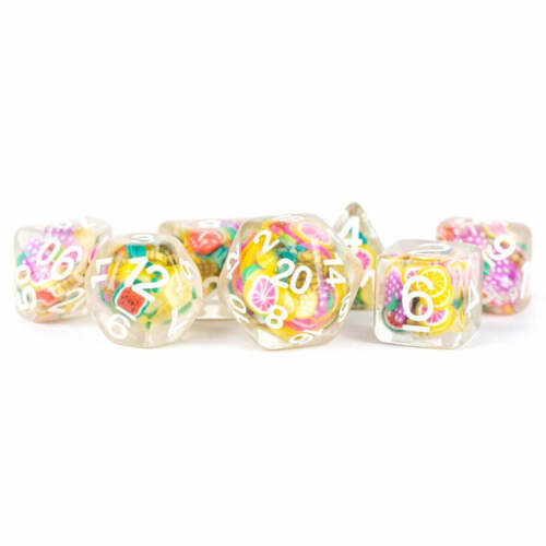 MDG 16mm Resin Poly Dice Set: Fruit Dice