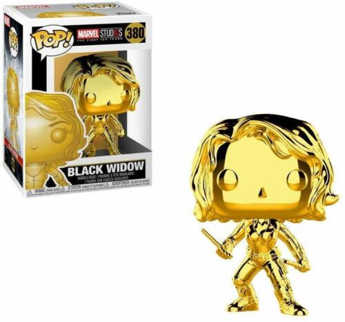 Black Widow - Figure Pop! Marvel Studios the first 10 Years Gold Chrome (380)