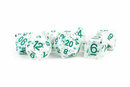 MDG 16mm Resin Polyhedral Dice Set: Recycled Rainbow