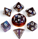 MDG 10mm Mini Polyhedral Dice set: Stardust Galaxy