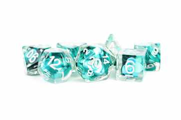 MDG 16mm Resin Polyhedral Dice Set: Mermaid Scales