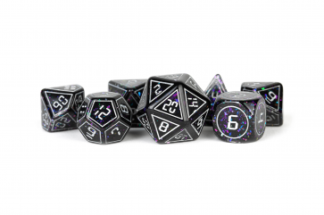 MDG 16mm Resin Polyhedral Dice Set: Framed Void