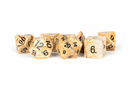 MDG 16mm Stone Polyhedral Dice Set: Picture Jasper
