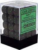 Chessex D6 Dice Speckled 12mm Earth (36 Dice in Display)