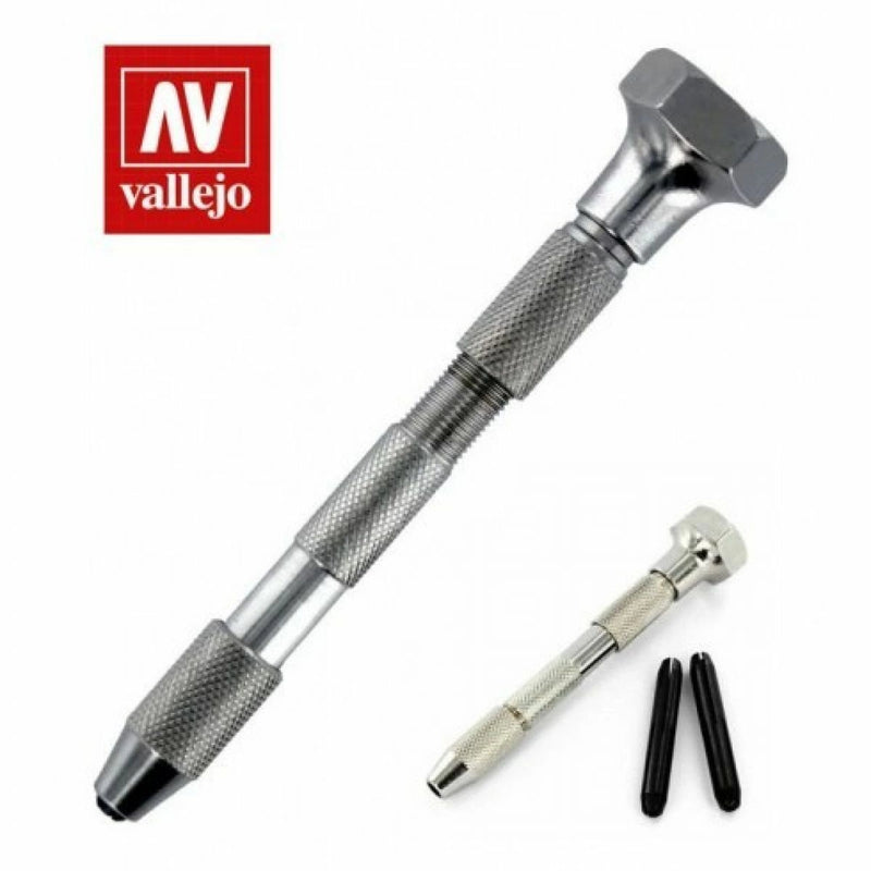 Vallejo - Hobby Tools - Pin Vice - Double Ended; Swivel Top