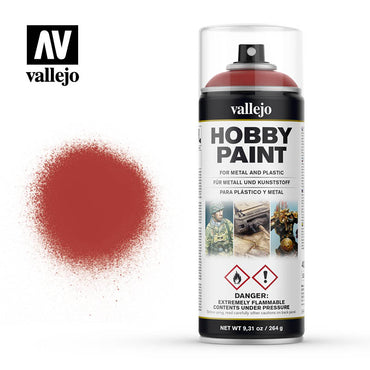 Vallejo 28016 Aerosol Scarlet Red 400ml Hobby Spray Paint