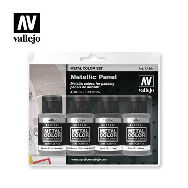 Vallejo Metal Colour Set - Metallic Panel