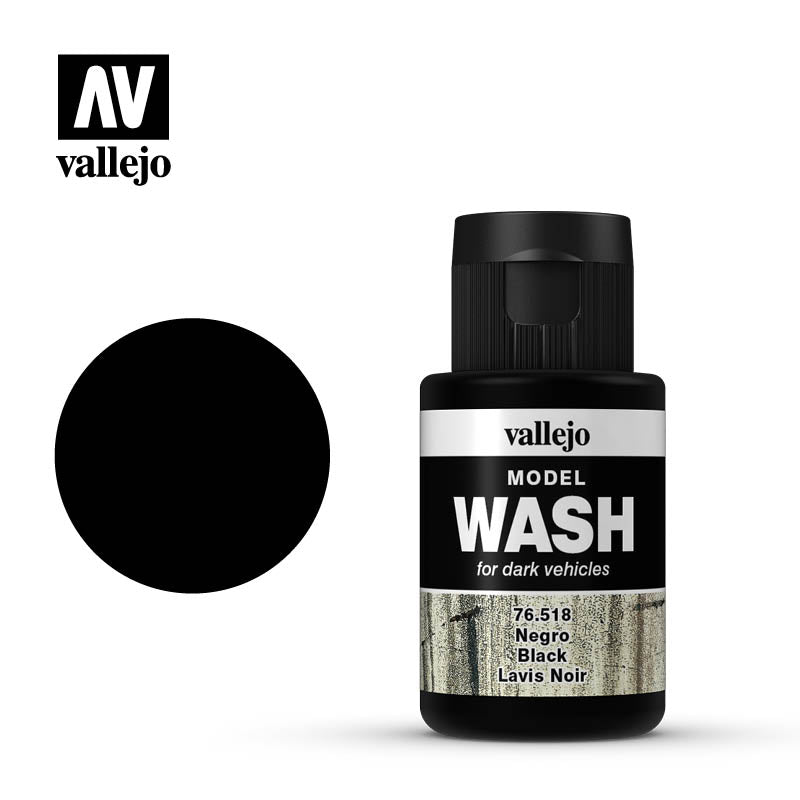 Vallejo - Model Wash - Black - 35 ml