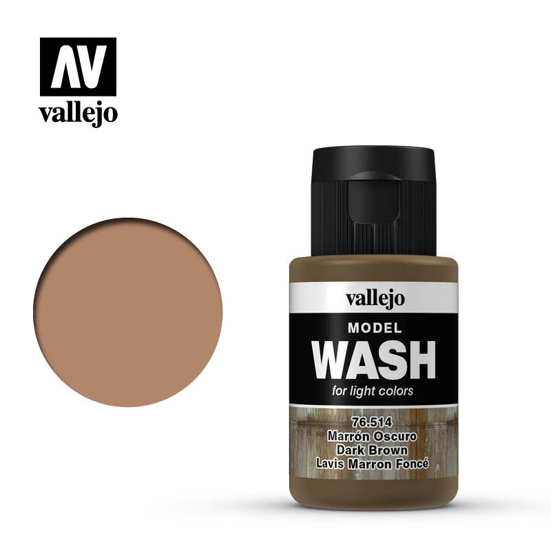 Vallejo - Model Wash - Dark Brown 35 ml