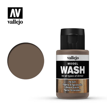 Vallejo Model Wash Oiled Earth 35 ml