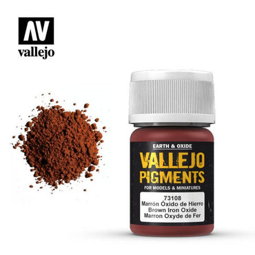 Vallejo Pigments Brown Iron Oxide 30 ml