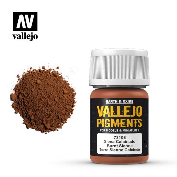 Vallejo - Pigments - Burnt Sienna 30 ml