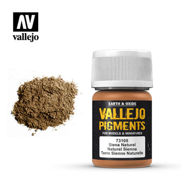 Vallejo Pigments Natural Sienna 30 ml