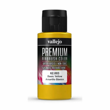 Vallejo Premium Colour - Basic Yellow 60 ml