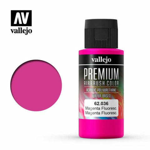 Vallejo - Premium Colour - Fluorescent Magenta 60 ml