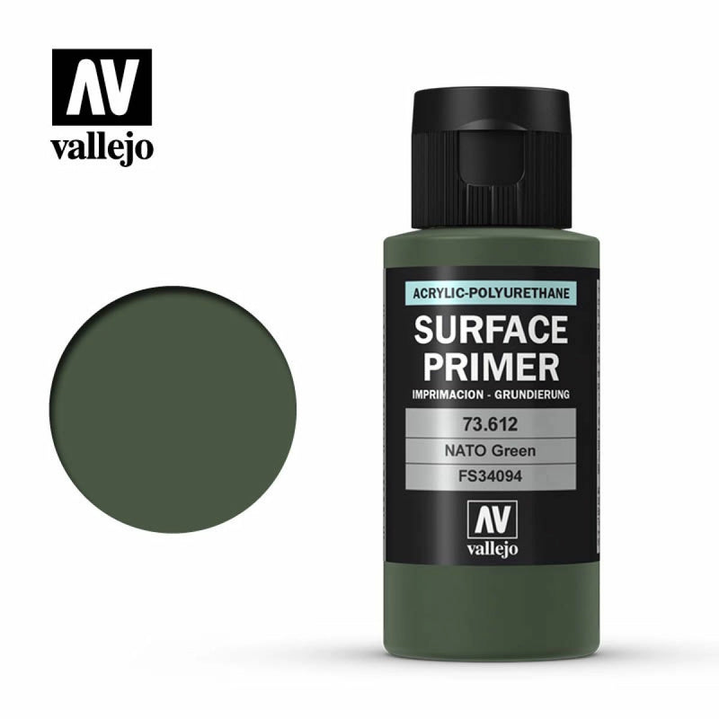 Vallejo - Surface Primer - NATO Green 60 ml