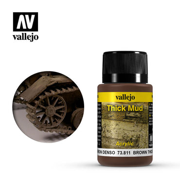 Vallejo Weathering Effects Brown Thick Mud 40 ml