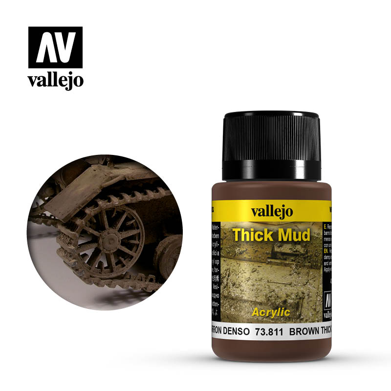 Vallejo - Weathering Effects - Brown Thick Mud 40 ml