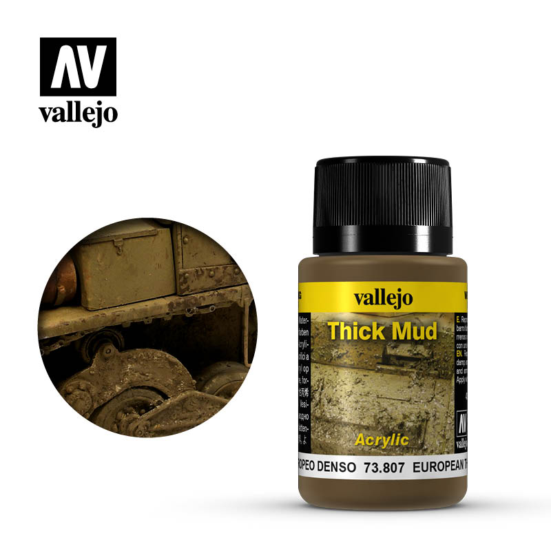 Vallejo - Weathering Effects - European Thick Mud 40 ml