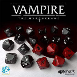 Vampire: The Masquerade Dice Set (20 Custom 10-sided Dice)