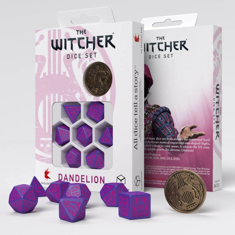 The Witcher Dice Set. Dandelion - the Hearts' conqueror (7)