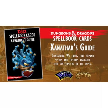 Dungeons & Dragons D&D Spellbook Cards Xanathars Deck (95 Cards) 2018 Edition